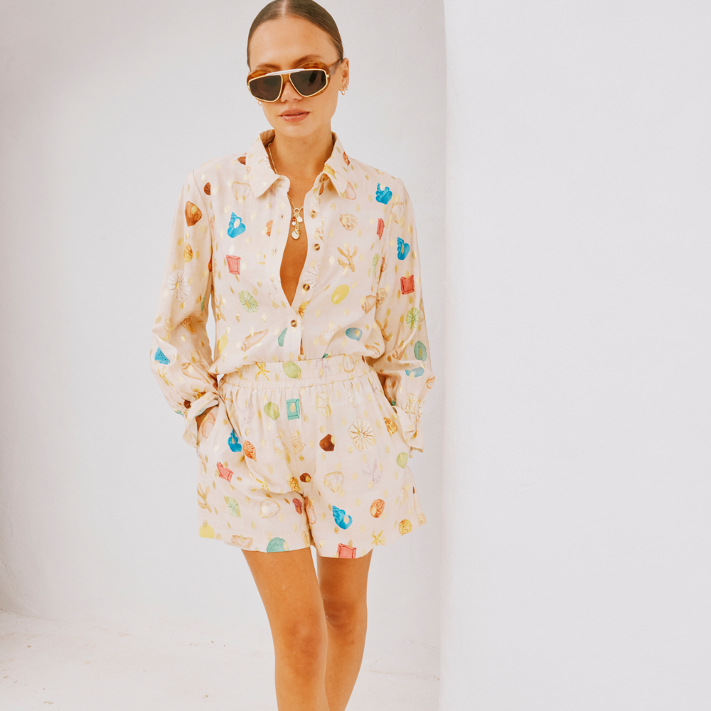 Never Fully Dressed Shell Geanie Shirt